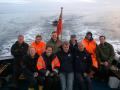 The Sea Life Surveys crew with Ray Mears, 2012