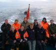The Sea Life Surveys crew with Ray Mears, 2012